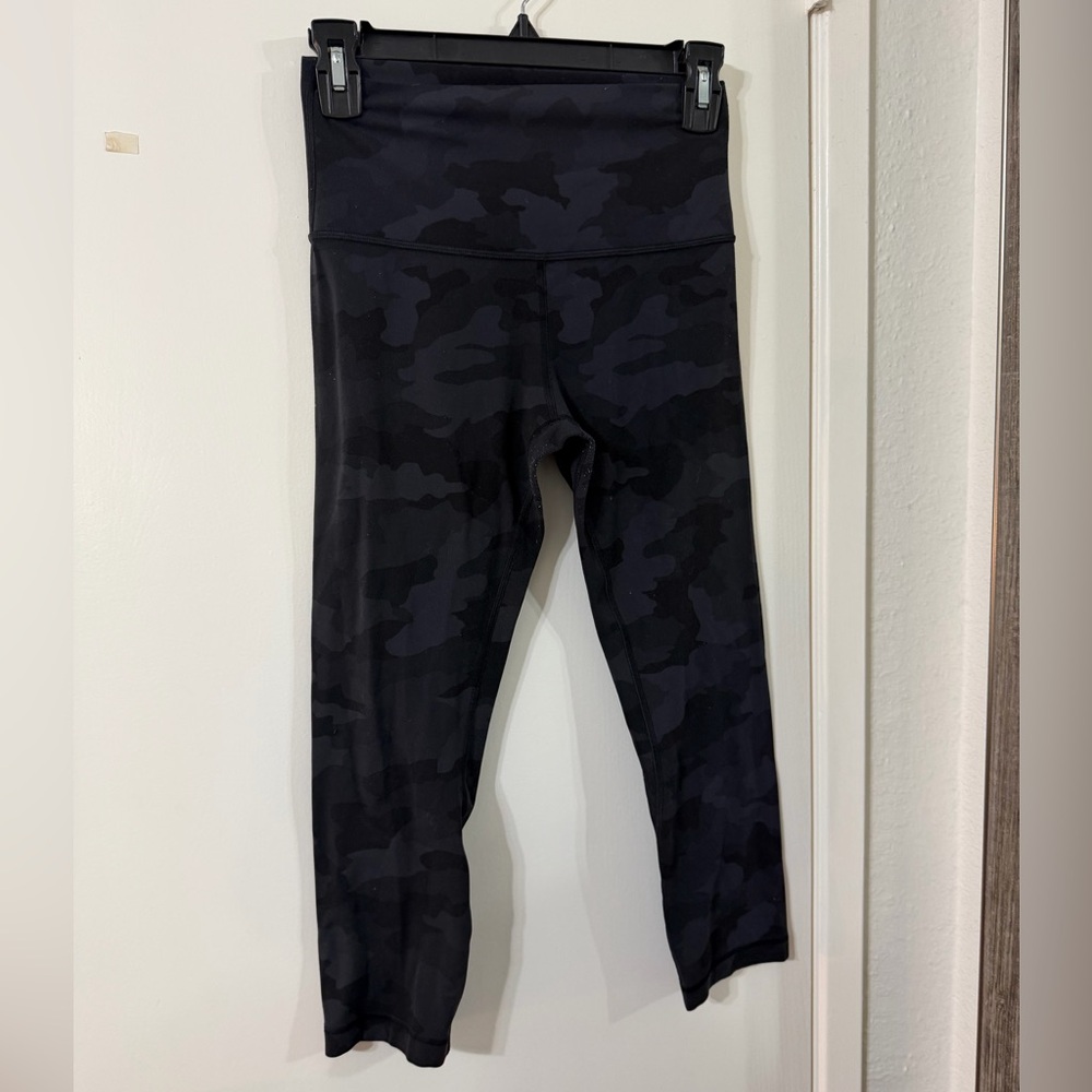 Lululemon Black Camouflage Leggings